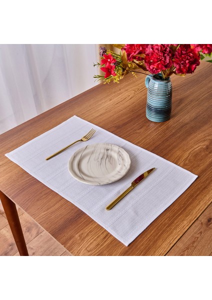 Soft Granny 2'li Amerikan Servis - Beyaz - 30X50 cm