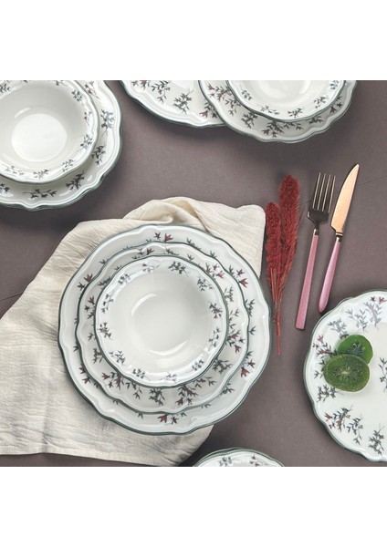 Terra 24 Parça Yemek Takımı - Renkli