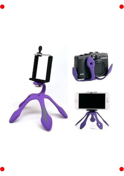 5 Ayaklı Portatif Telefon Tutucu & Stand