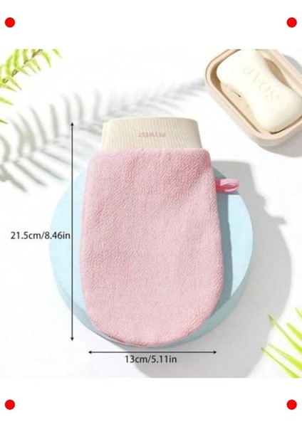 Yumuşak Peeling Banyo Lifi ve Vücut Kesesi - Pembe indirimleri