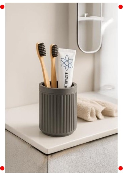 Gri Oval Akrilik 3 Parça Banyo Seti fiyatları