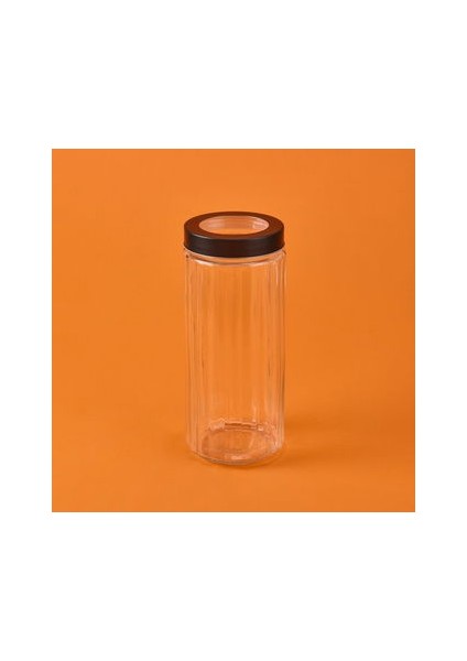 Borosilikat Cam Saklama Kabı - Gri / Siyah - 2,2 Lt modelleri