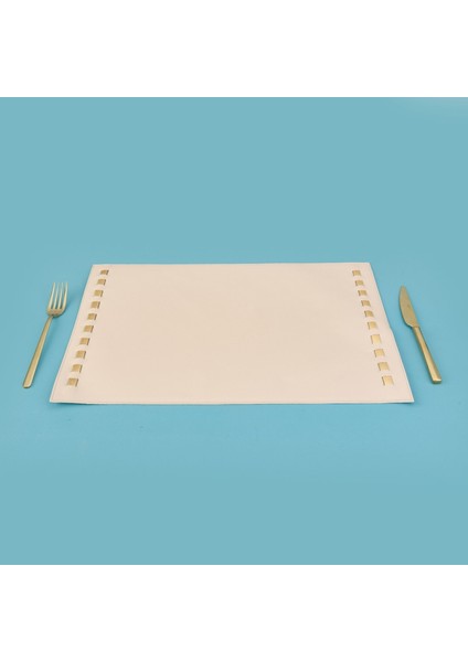 Kitchen Deri Amerikan Servis - Bej - 32X44 cm fiyatları