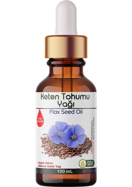 Keten Tohumu Yağı - 100 ml (Uçucu Yağ,buhardanlık Esansı,oda Kokusu)