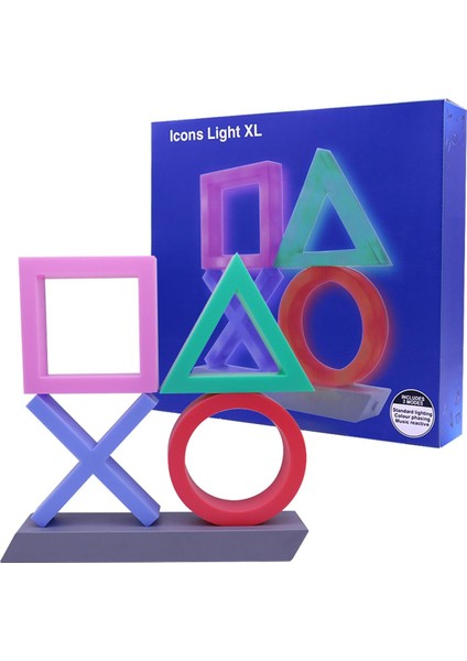 Playstation Için 3 Işık Modlu Oyun Odası Aksesuarı ile Simgeler Işık fırsatları