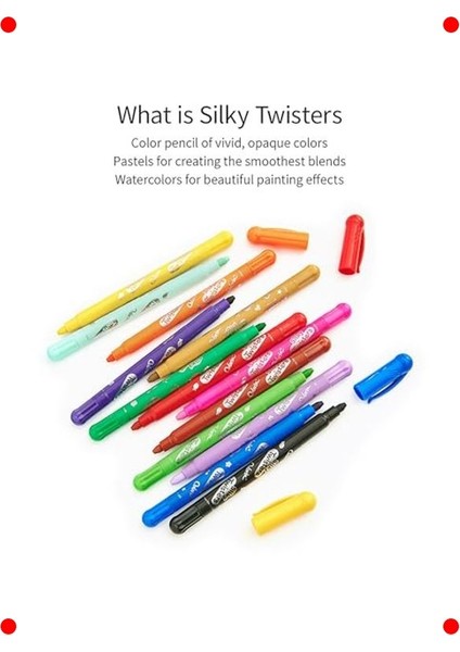 3'ü 1 Arada Ipeksi Bükmeli Kalem Seti - 12 Renk modelleri