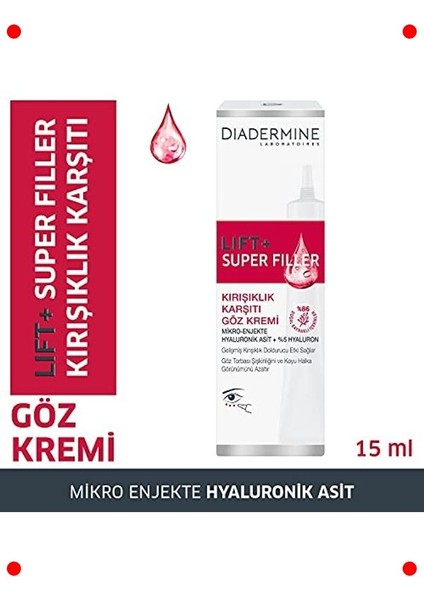 Dolgunlaştırıcı ve Sıkılaştırıcı Göz Kremi 15ML fiyatları
