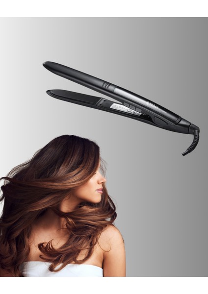 Nrzsnt 2025 Yeni Seri Dijital Ekranlı Isı Ayarlı Saç Düzleştirici Titanyum Kaplama A Kalite fırsatları