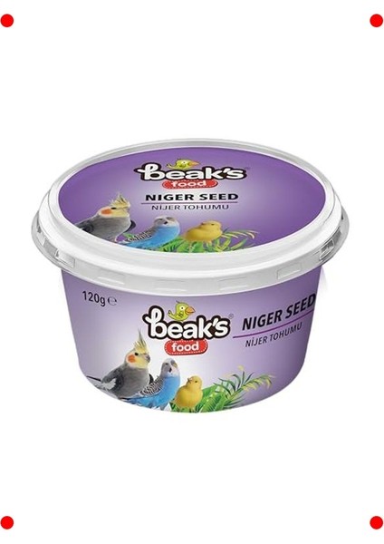 Kuşlar Için Nijer Tohumu Ek Besin (4X120G)