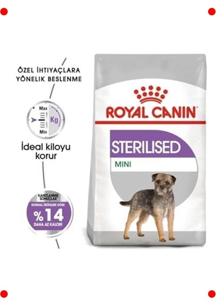 Küçük Irk Kısırlaştırılmış Köpek Maması 3 kg fiyatları