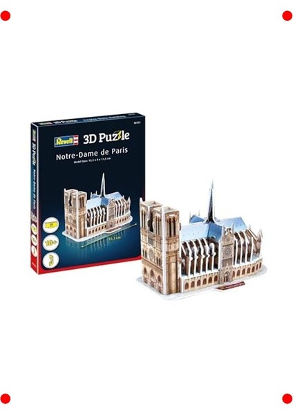 Notre Dame Katedrali 3D Yapboz