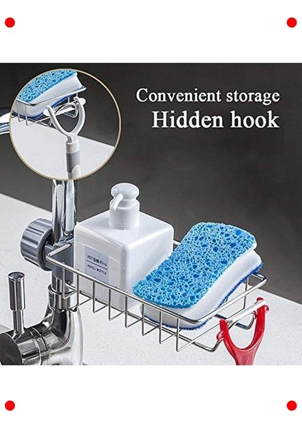 Paslanmaz Musluk Üstü Mutfak Düzenleyici Raf fiyatları