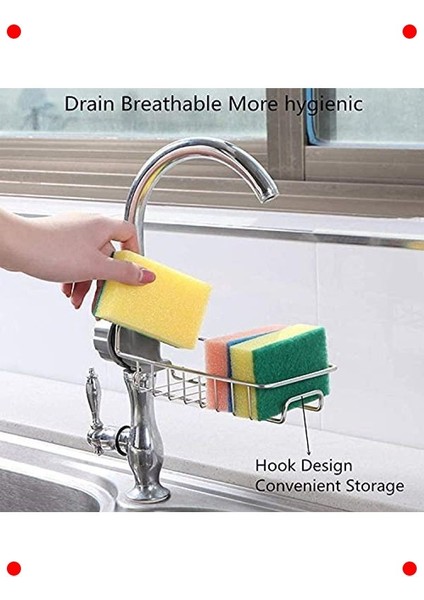 Paslanmaz Musluk Üstü Mutfak Düzenleyici Raf modelleri