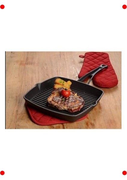 Döküm Izgara Tava Metal Kulplu 26X26 cm fiyatları