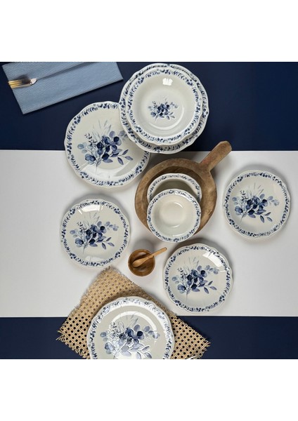 Kitchen Blueness 24 Parça Yemek Takımı - Renkli fiyatları
