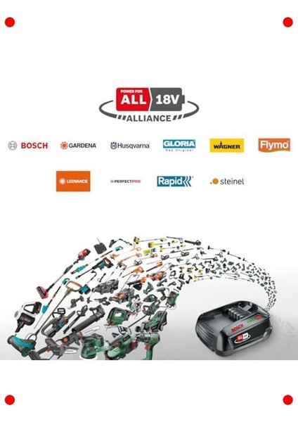 Akülü Aletler Için 18V Başlangıç Seti (2x2.5 Ah) fiyatları