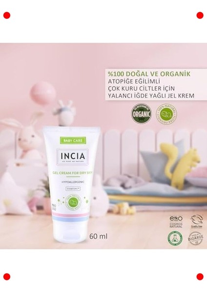 Doğal Atopik & Çok Kuru Ciltler Için Jel Krem 60 ml modelleri