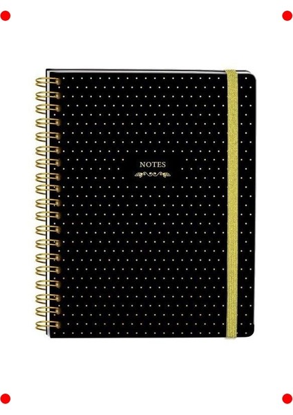 Sert Kapaklı Spiralli Defter, 17X24 Cm, Çizgili