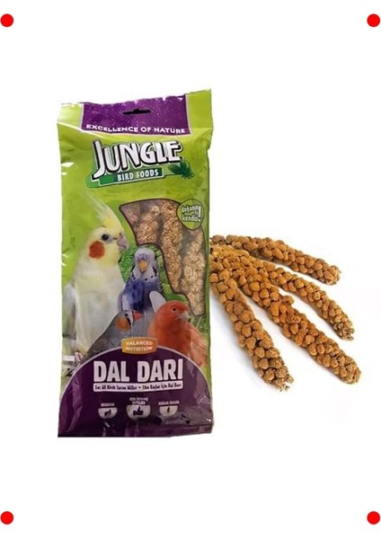 Kuşlar Için Doğal Dal Darı Ödülü 5'li Paket