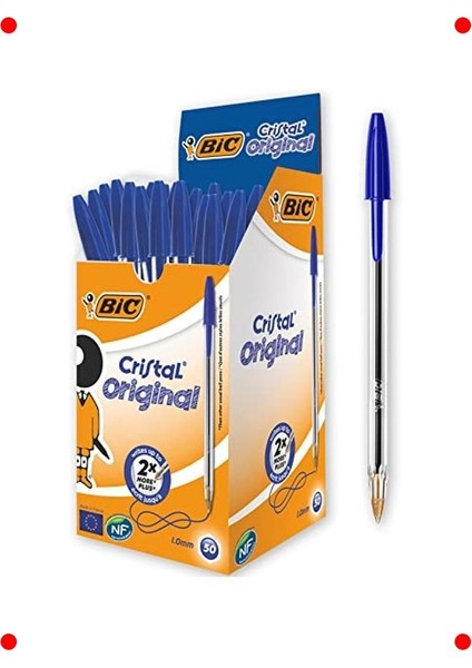 Mavi Tükenmez Kalem, 1.0mm Uç, 50 Adet