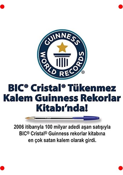 Mavi Tükenmez Kalem, 1.0mm Uç, 50 Adet fırsatları