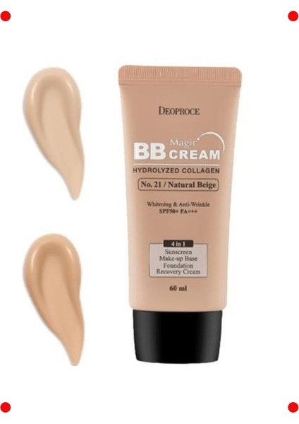 Deniz Kolajenli Yoğun Kapatıcı Bb Krem SPF50 Pa+++ 60ML
