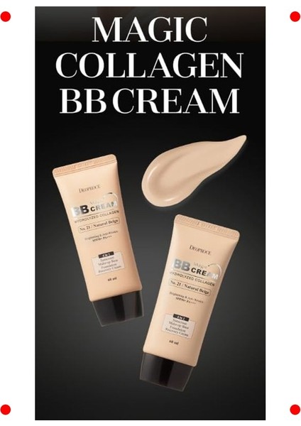 Deniz Kolajenli Yoğun Kapatıcı Bb Krem SPF50 Pa+++ 60ML fiyatları