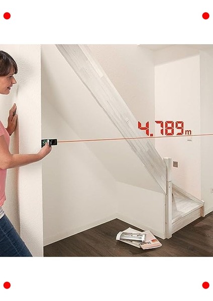 Lazerli Uzaklık Ölçer - 50M Bluetooth ve Hafıza fırsatları