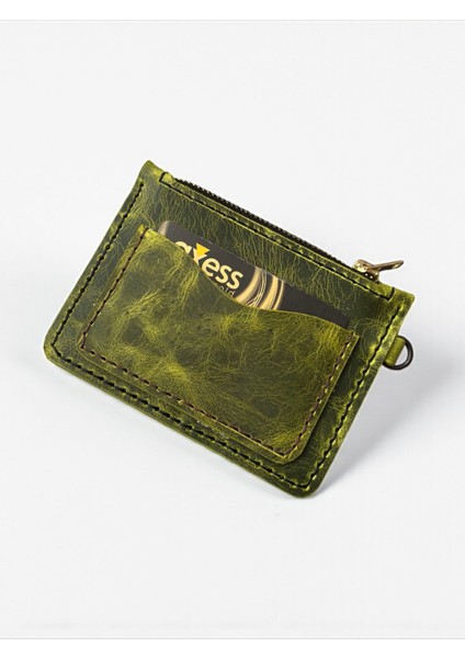 Hakiki Deri Charm Kartlık Charm