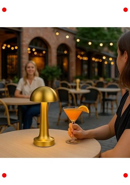 Şarjlı Dokunmatik LED Masa Lambası - 3 Renk Seçeneği fırsatları