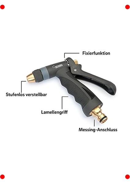 Premium Ayarlanabilir Bahçe Şırıngası El Duşu fırsatları