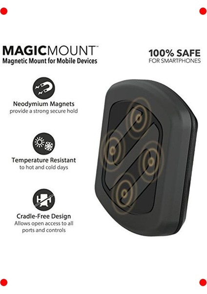 Araç Içi Havalandırma Manyetik Telefon Tutucu - Evrensel fiyatları
