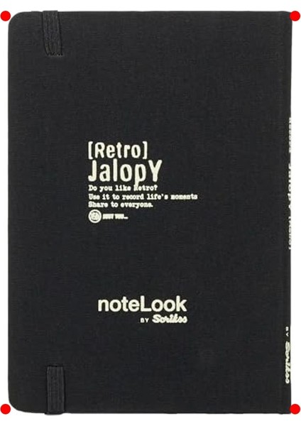 A6 Tekstil Kapak Çizgili Defter - Beyaz fiyatları