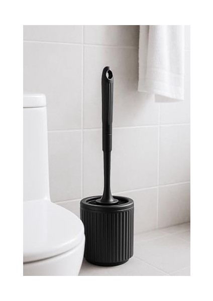 Siyah 5 Parça Modern Banyo Aksesuar Seti