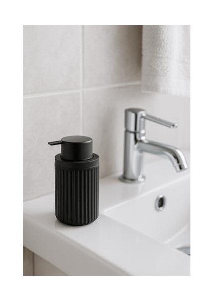 Siyah 5 Parça Modern Banyo Aksesuar Seti modelleri