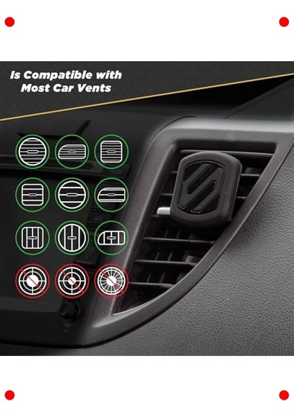 Araç Içi Havalandırma Manyetik Telefon Tutucu - Evrensel indirimleri