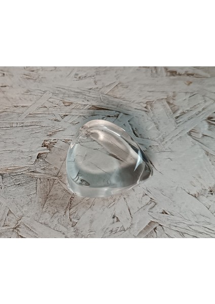 10 mm Ultra Kalın Şeffaf Pleksi Gitar Penası (Özel Üretim – Tek Adet)