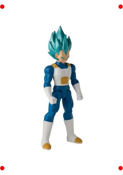 Süper Savaşçı Mavi Saçlı Aksiyon Figürü (30 Cm) fırsatları