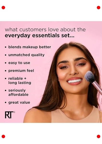 Makyaj Fırça Seti - Günlük Temel Ihtiyaçlar indirimleri