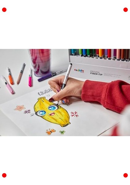 Parlak Renkli Keçeli Boya Kalemi Seti - 12 Adet fırsatları