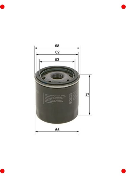 Benzinli Motor Yağ Filtresi 1.6 Araçlar Için fiyatları