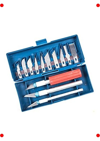 16 Parça Gravür, Oyma, Şekil Verme Hobi Seti