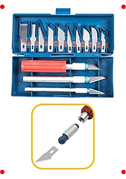 16 Parça Gravür, Oyma, Şekil Verme Hobi Seti fiyatları