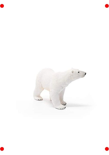 Detaylı Kutup Ayısı Oyuncak Figürü fırsatları