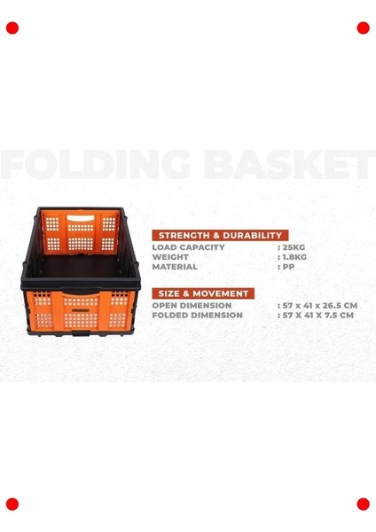 25 kg Katlanır Çok Amaçlı Taşıma Sepeti modelleri