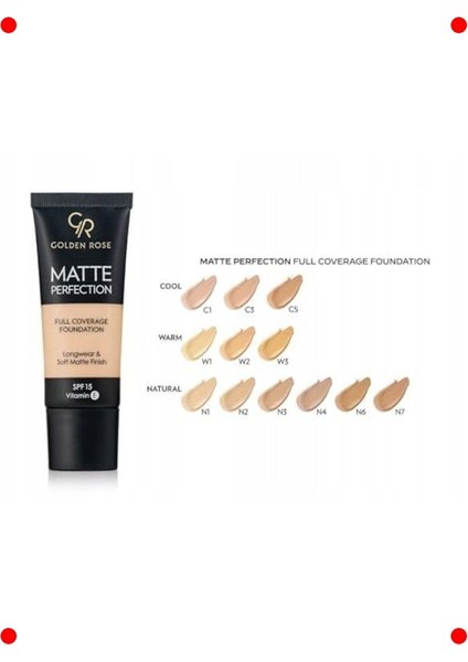 Doğal Tonlu Mat Bitişli Kusursuz Fondöten modelleri