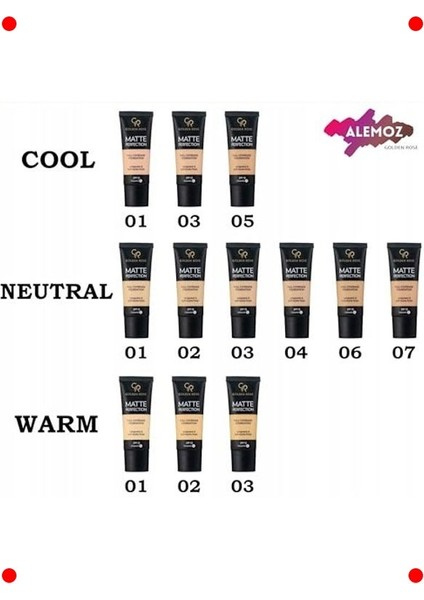 Doğal Tonlu Mat Bitişli Kusursuz Fondöten fırsatları