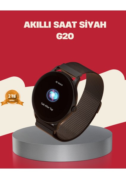 Techmrt Haino Teko G20 Mini – Şık, Suya Dalı, Bildirim ve Spor Modlu Akıllı Saat