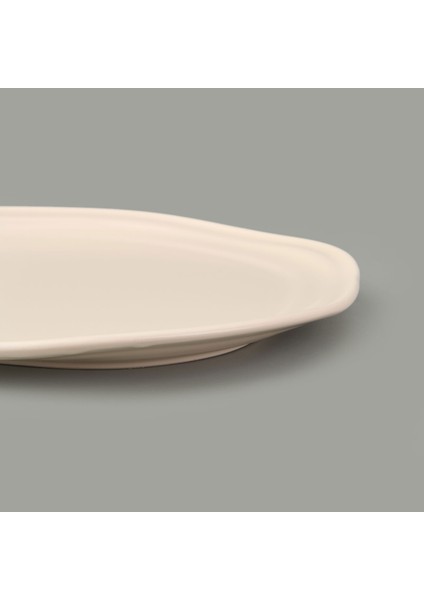 Kitchen Bloom Servis Tabağı - Krem - 29 cm modelleri