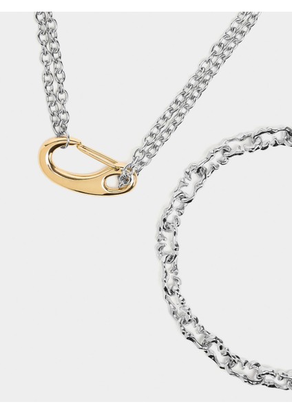 Bağlantılı ve Yıldızlı Kolye Seti fiyatları